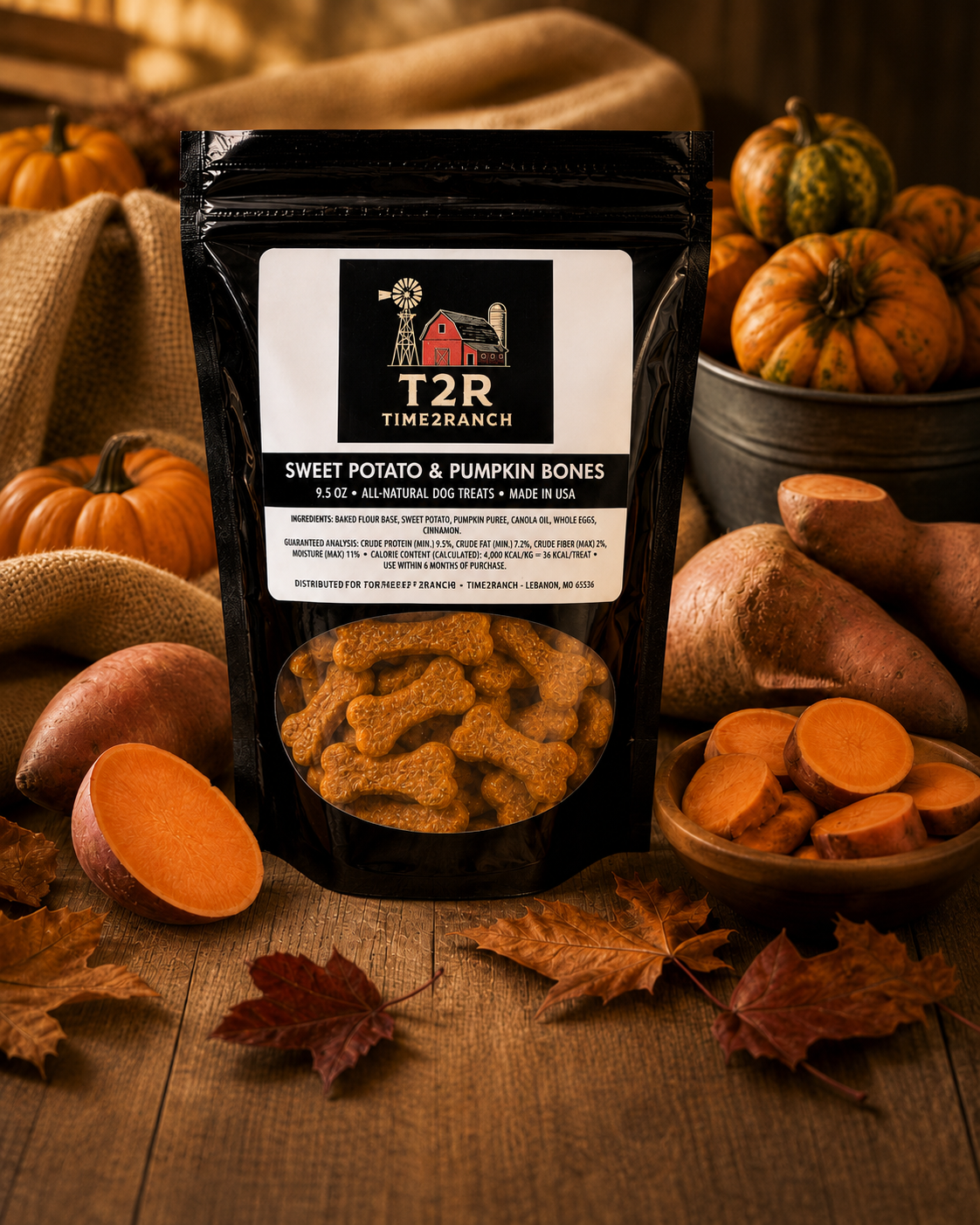 Sweet Potato & Pumpkin Bones